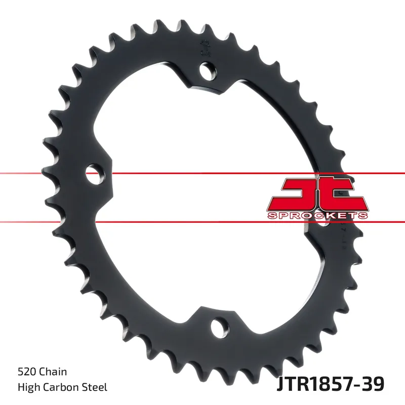 Kettenrad JT Sprockets 520 39Z Innendurchmesser 125mm Lochkreis 145mm für Yamaha YFZ Performance Race R X Special Bill Balance, SMC Black Hawk S YFM Preis Gesenkt