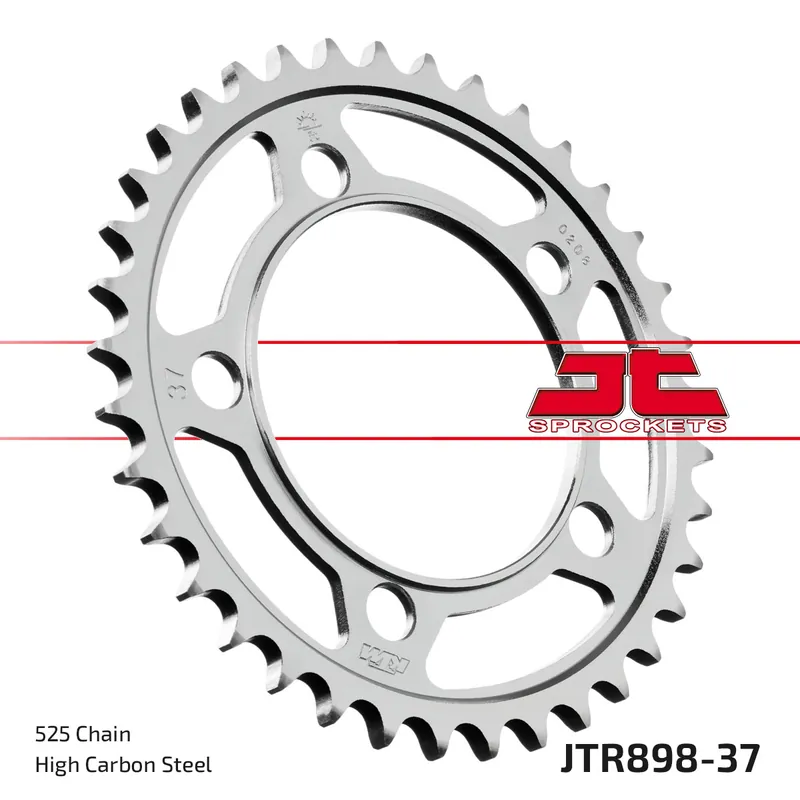 Kettenrad JT Sprockets 525 37Z Innendurchmesser 101mm Lochkreis 124mm für KTM Super Duke R Supermoto T LC8 Enduro 950 / 990 ccm Bj. 2005 - 2013 Sichere Zahlung