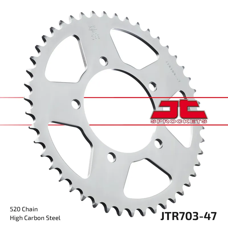 Ausverkauf Kettenrad JT Sprockets 520 47Z Innendurchmesser 100mm Lochkreis 120mm für Aprilia RS Extrema Replica RSV Tuono V4 R APRC Mille RSV4 Factory, BMW G X Bj. 1995 - 2015