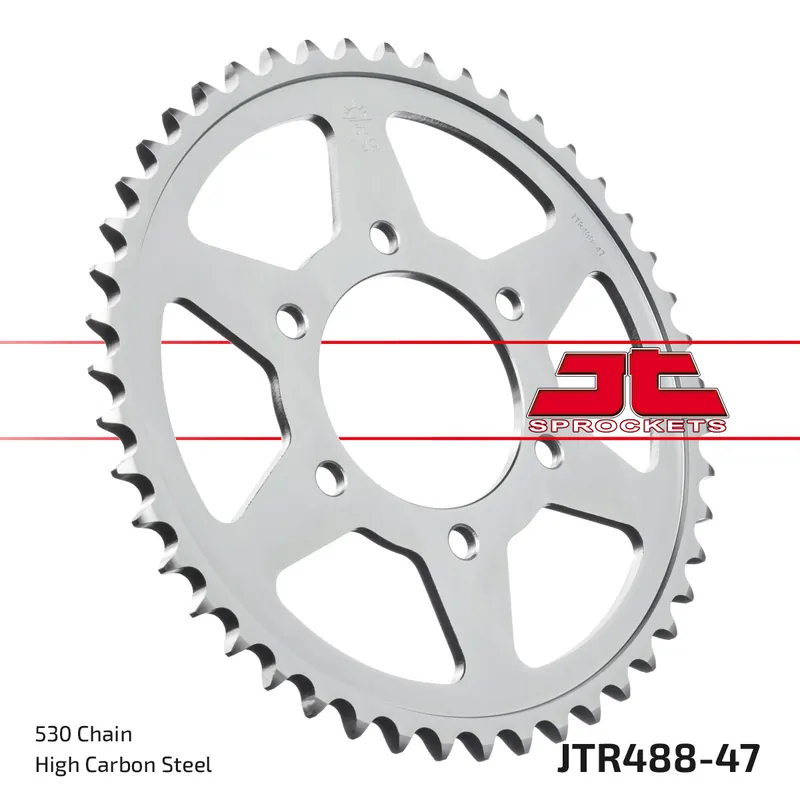 Kettenrad JT Sprockets 530 47Z Innendurchmesser 80mm Lochkreis 104mm für Kawasaki ZX-9R Ninja ZRX S R ZXR ZX-12 ZR A 400 - 1200 ccm Bj. 1976 - 2006 Knallerangebot
