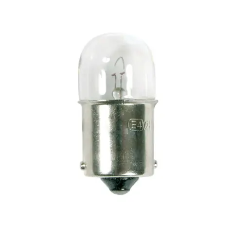 Kracherpreis Glühlampe Leuchtmittel Lampa 12V sphärisch R5W 5W BA15S mit Zulassung, 2 Stück