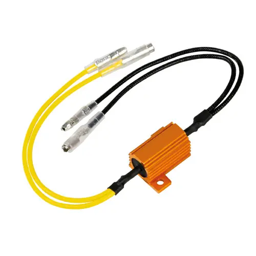 Widerstände Lampa vorverkabelt mit Schnellkupplung 12V 6 OHM 25 W Ausverkauf