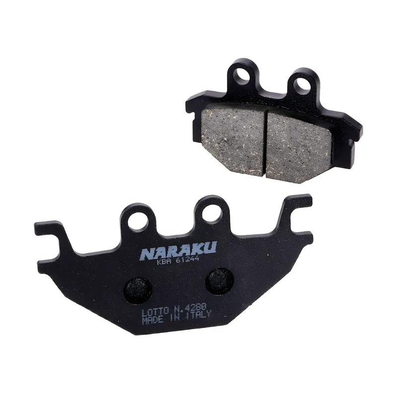Bremsbeläge Naraku organisch für Kymco KXR, MXU, Maxxer, UXV, SYM Quad Lander, Yamaha MT, YZF-R Geprüft