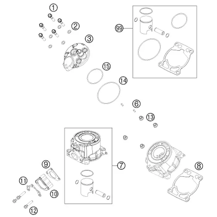 Zylinderfussdichtung 0,4mm Knallerangebot