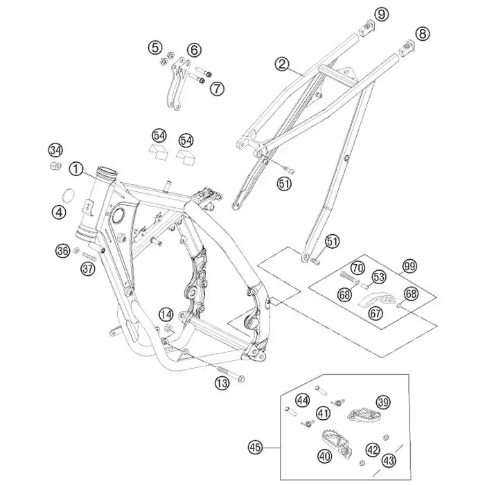 Abverkauf Motorstrebe