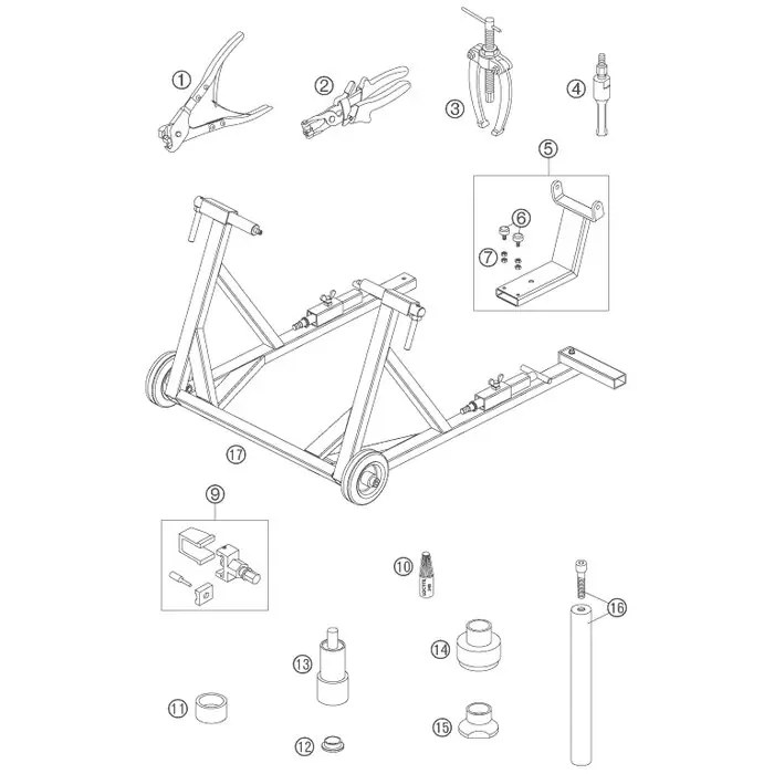 Letzte Chance Distanzbüchse Hinterrad re. 03