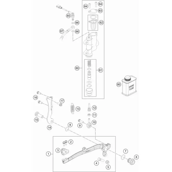 Bremslichtschalter hinten Sonderangebot