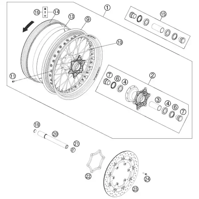 VORDERRADKPL.3,50X17TUBELESS Bestseller