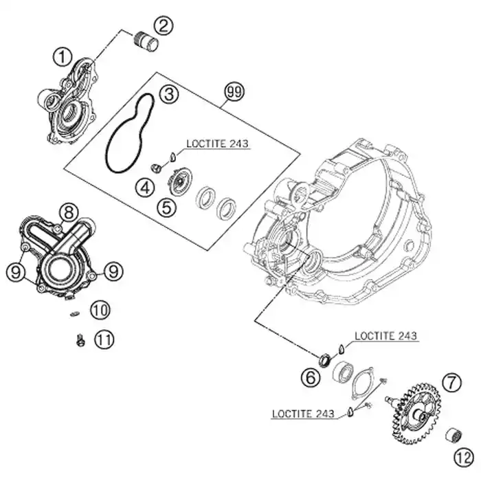 Markenprodukt WASSERPUMPENRAD 07