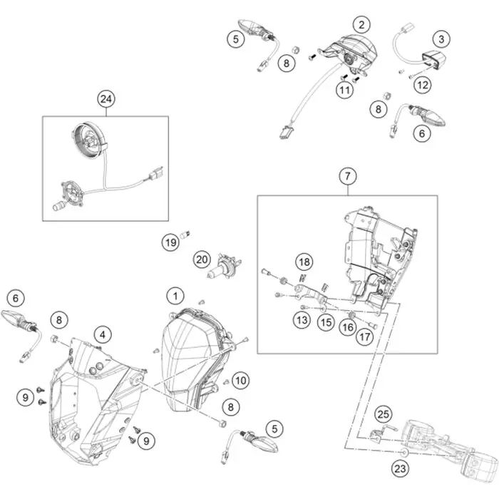 SCHEINWERFER KPL. Neuheit