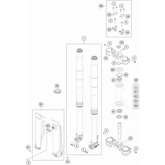 Wochenendangebot GABELBRÜCKE OBEN X=22MM