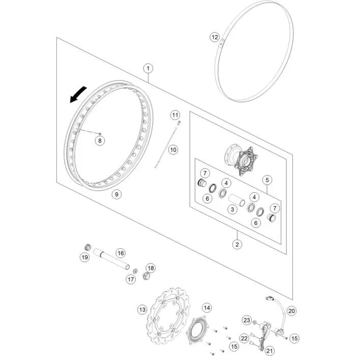 Speiche M4.5X226- 18‘‘ INOX Markenware