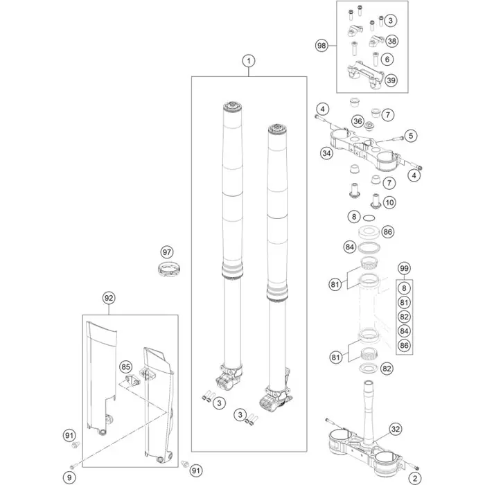 Nur Für Kurze Zeit GABELBRÜCKE OBEN X=22MM 2016
