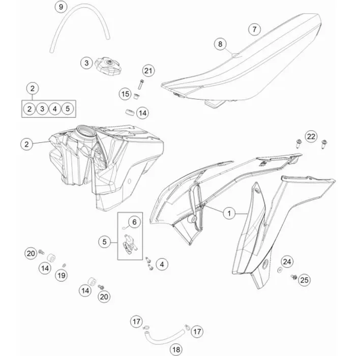 SPOILER SET 85SX 2015 Top-Seller