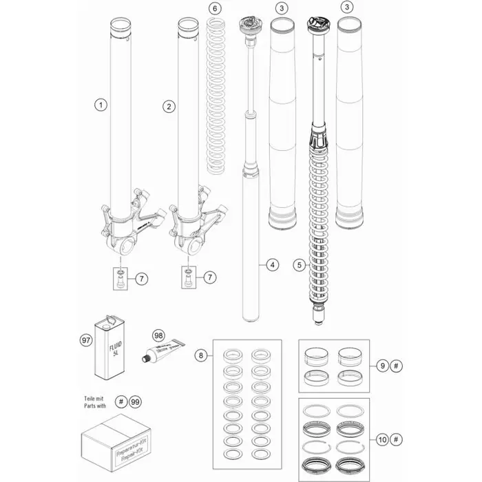 CARTRIDGE KOMPLETT LINKS Markenware