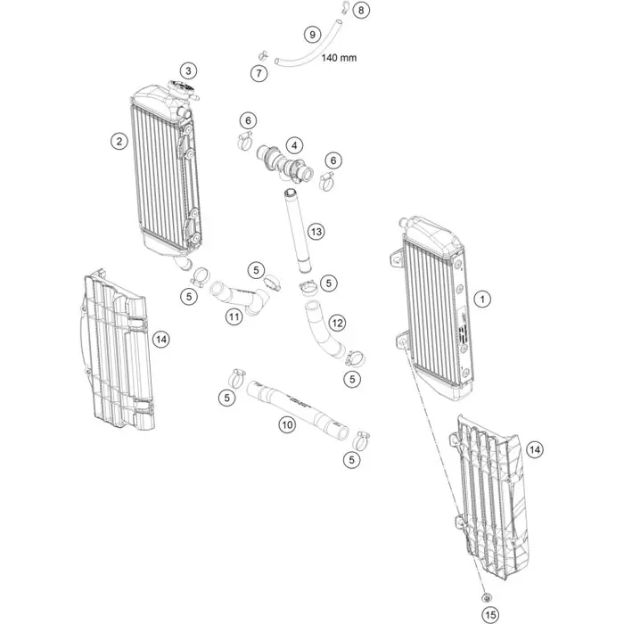 Preis Gesenkt KÜHLERSCHLAUCH 18X25 L=115