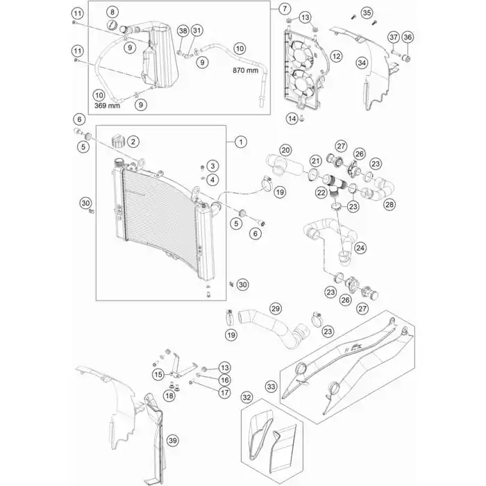 Heißes Angebot LUFTABWEISER KIT TANK
