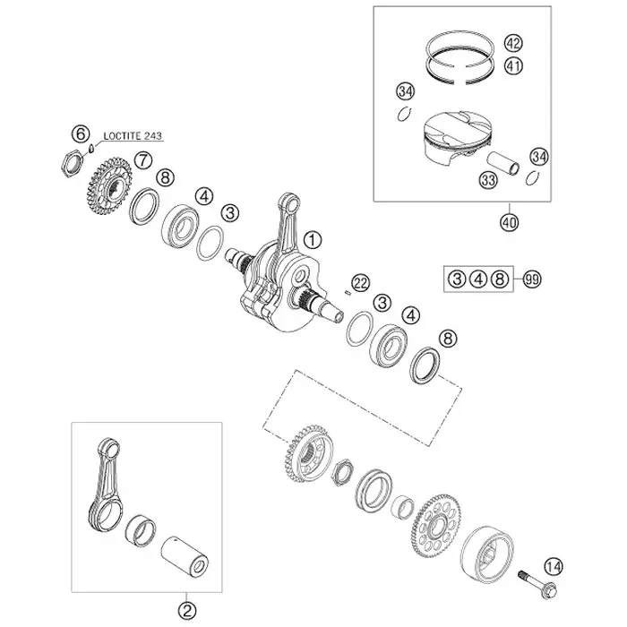 KOLBEN KPL. D=100MM 07 Rabatt