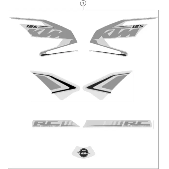 DEKORSATZ 125 RC 2016 Online Kaufen