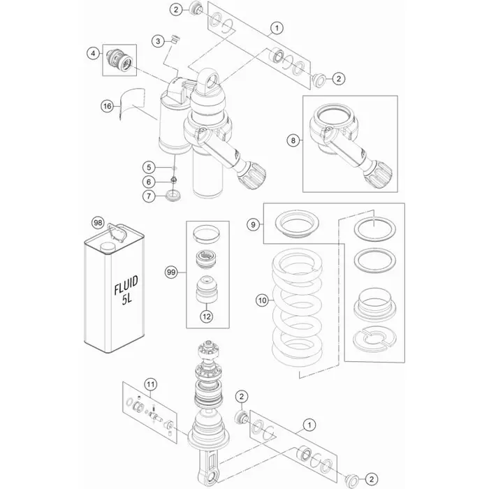 Druckstufe kpl. Neue Kollektion