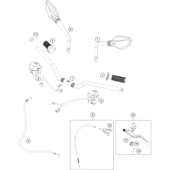 Sonderaktion Lenkerschalter Links