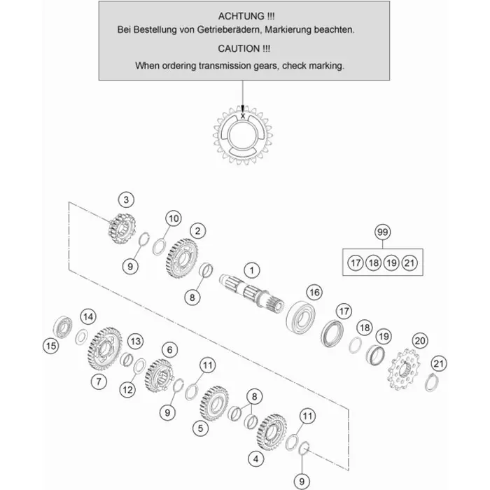 Abtriebswelle kpl. Preisreduziert