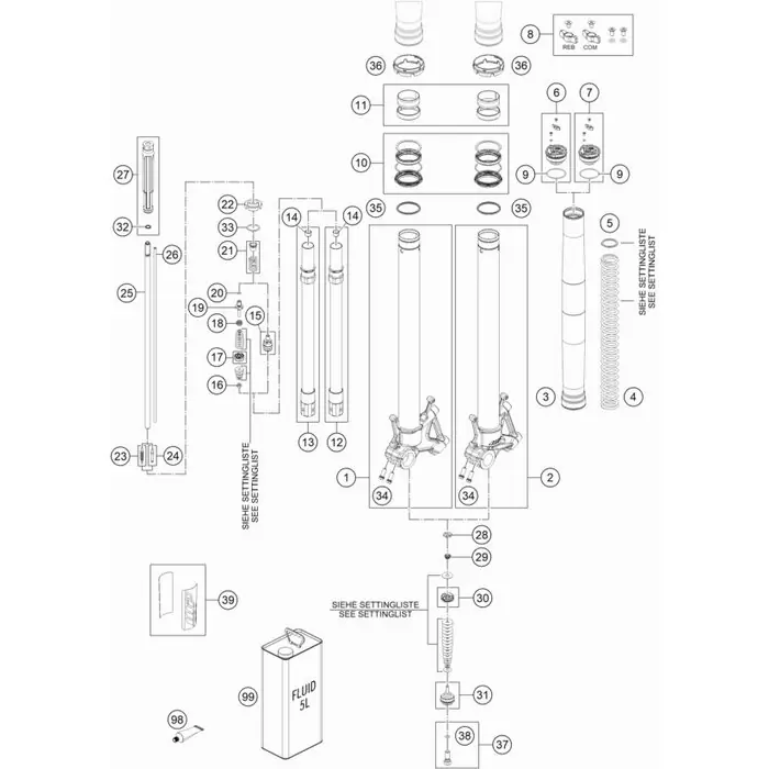 Meistverkauft Gabelaußenrohr 49,13x567 dt54 db60