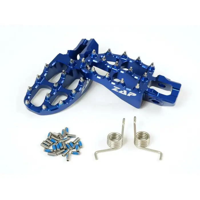 ZAP E-Peg Fußraste für Husqvarna TC FC TE FE KTM SX SX-F EXC EXC-F GasGas EC MC Blau Günstig