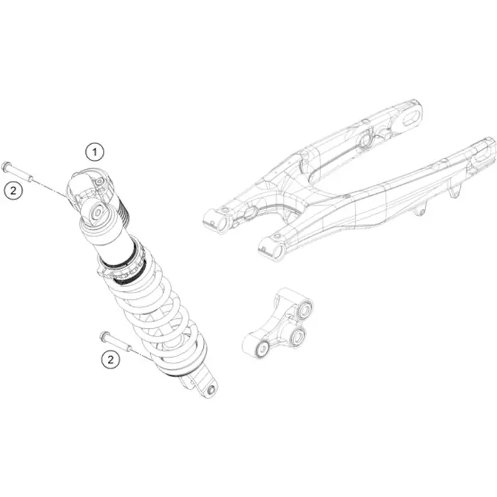 Federbein 450 SX-F 2020 Neuheit