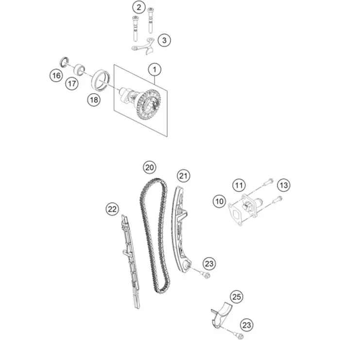 Nockenwelle kpl. mit DEKO Mega-Angebot