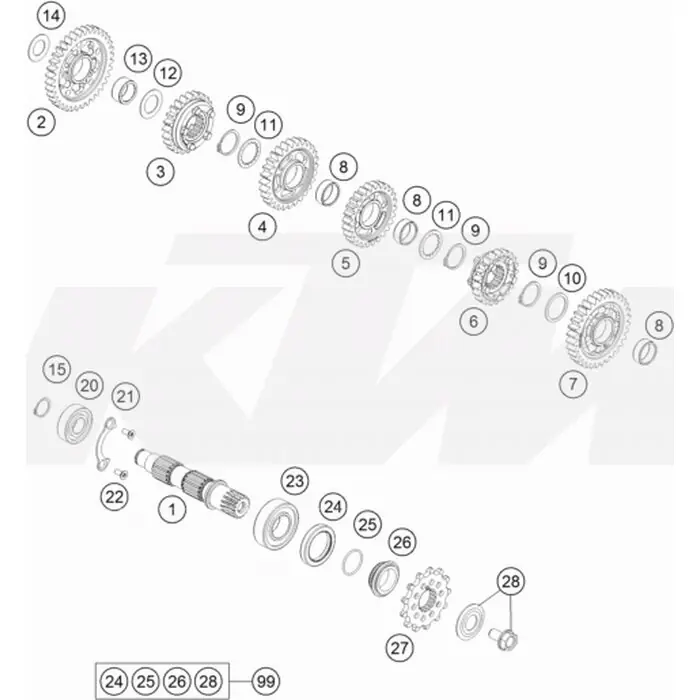 Schneller Versand Schieberad 6.G.