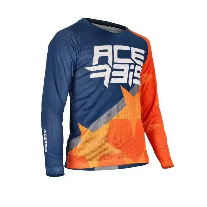 Günstig Acerbis Jersey MX J Windy Kid Vent S Orange Blau