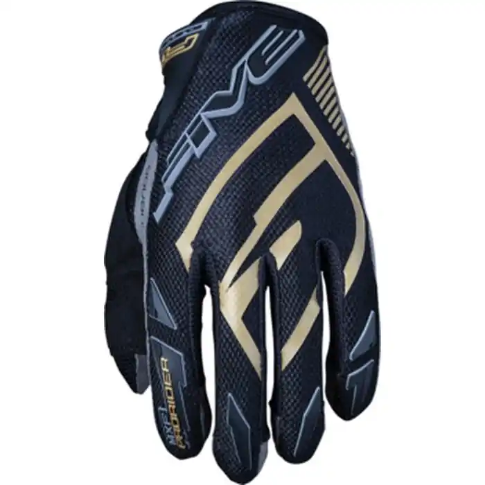 Neue Kollektion MXF Five Handschuhe Prorider S Schwarz Gold XXL