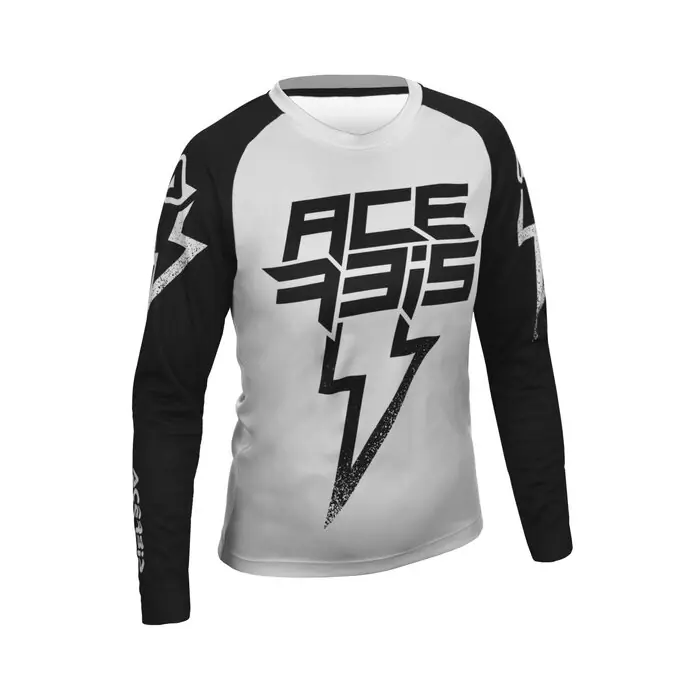 Acerbis Jersey J-Kid Blizzard Grau Schwarz L Echt