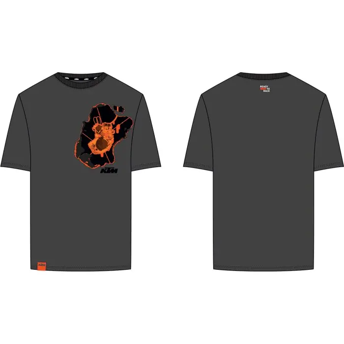 Orange Fluids Tee Xl Neu