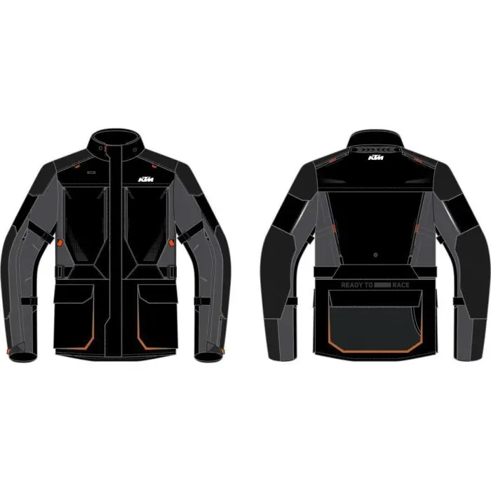 Nur Heute Terra Adv V3 Jacket Blk - Grey S