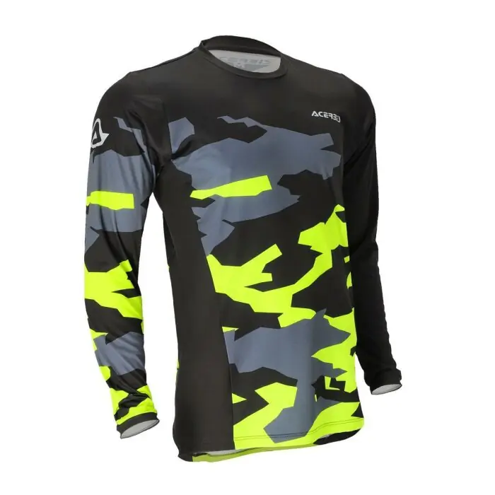 Sichere Zahlung Acerbis Jersey X-Duro Winter Schwarz Gelb