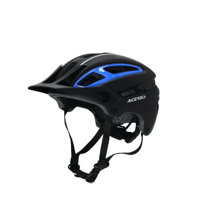 Acerbis Fahrradhelm Schwarz Blau Heißes Angebot