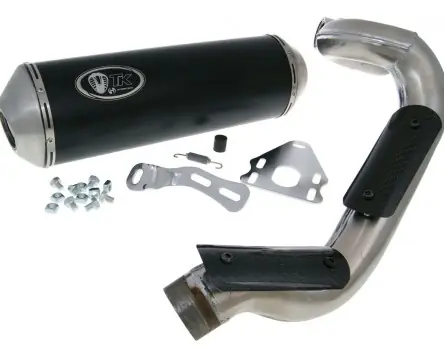 Auspuff TURBOKIT GMax 4T für Piaggio Beverly 500 01-07 Zertifiziert