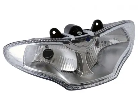 Neu Scheinwerfer kompatibel für Gilera Runner 125-180, Runder Stecker