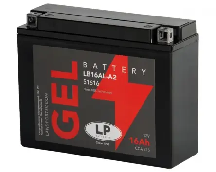 Nur Für Kurze Zeit Batterie LANDPORT Gel LB16AL-A2 12V 16 Ah kompatibel für Ducati 851 S, SL900, Sport 750, Supersport 750, Yamaha VMX-12, XV 750 Virago