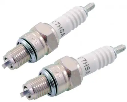 Zündkerze Set 2x NGK C7HSA Roller, Scooter GY6 China 4-Takt, Motorrad, Moped, Quad Markenprodukt