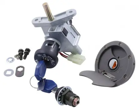 Schlosssatz Set inklusive Tankdeckel Rivello kompatibel für Yamaha Aerox 50 SA14 2T LC 03-12 Markenprodukt