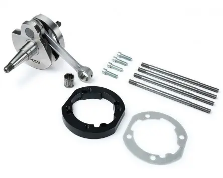 Kurbelwelle Set mit Adapterplatte J&G 2% Special für Malossi 210 Zylinder auf PX125, PX150, COSA 125 150, GTR 125, Super 150 Super-Preis
