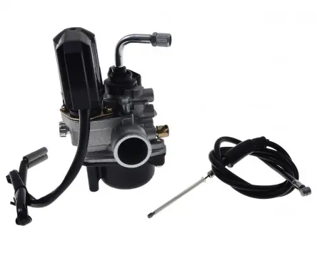 Abverkauf Vergaser 2EXTREME 17,5mm SPORT inkl. E-Choke und Gaszug kompatibel für Piaggio NRG, TPH, Aprilia SR50, Gilera 2-Takt elektronischer Choke