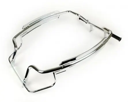 Finale Aktion Sturzbügel WESTERNLINE chrom, hinten kompatibel für Vespa PX80, PX125, PX150, PX200 Roller Vespa Schutzbügel