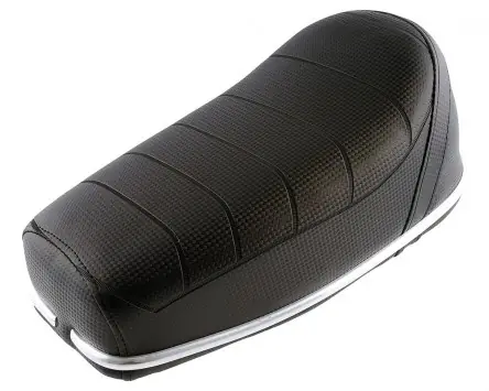 Sitzbank Sattel VANEZ 39x20x15cm carbon look kompatibel für Mofa Moped universal Neuheit
