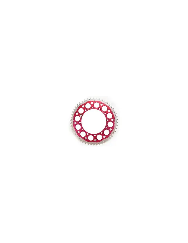 Ausverkauf Kettenrad Renthal Twinring 7075-T6 Aluminium Honda rot