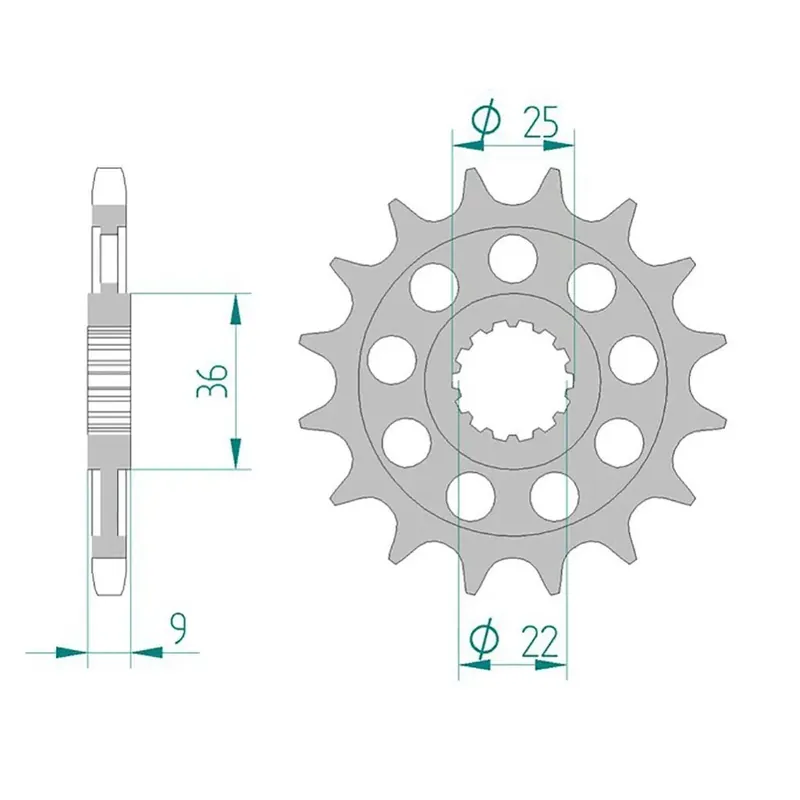 AFAM Ritzel 525 16 Zähne Bestseller