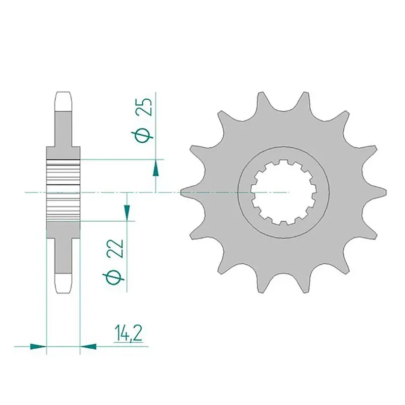 Must-Have Esjot Ritzel 24602-14 525 14 Zähne